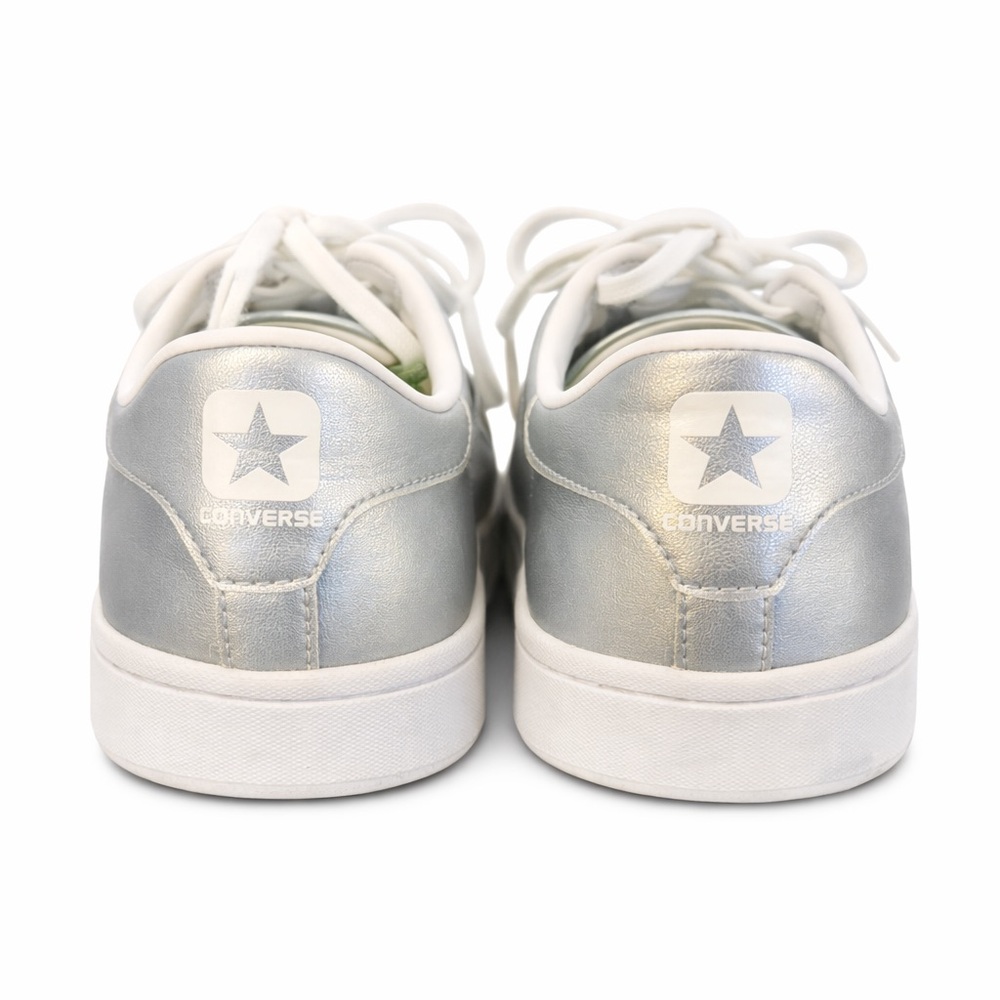 Converse One Star LunarLon Metallic Silver Sneakers Women’s 8.5 / EU 40 - Picture 4 of 5